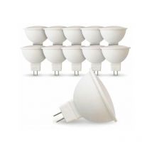 Gabrielle Lot de 10 Ampoules led GU5.3 MR16 5W Eq 40W Température de Couleur: Blanc neutre 4000K
