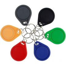 Aafgvc - Lot de 10 Badges rfid 13.56Mhz Programmable libNFC Linux cuid modifiable--noir