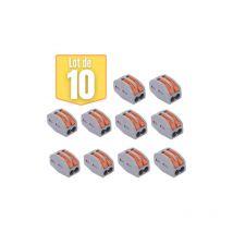 Bornes de connexion Braytron Lot de 10 - Levier