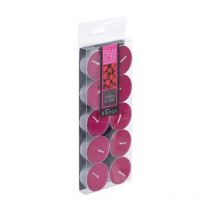 Lot de 10 Bougies Chauffe-Plat Parfumées 3,7cm Framboise