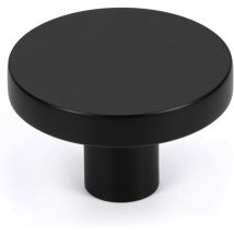 Lot de 10 boutons d'armoire de cuisine noir mat, boutons en laiton massif pour tiroir de commode, poignées d'armoire de salle de bain minimalistes