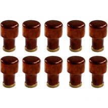 Lot de 10 Boutons de meuble en cuivre "Industriel" Ø22 - Arcanaute