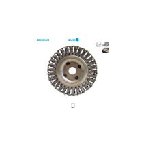 Brosse circulaire fil acier torsadé pour métal Classic ø 178 Alésage 22,2 Ep. 13 Fil 0,50
