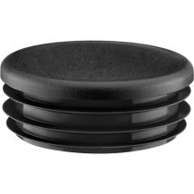Lot de 10 capuchons à lattes rondes de 42 mm, capuchons à lattes en tube rond, capuchons de chaise ronds en plastique, capuchons à ailes rondes,