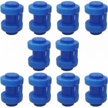 Lot de 10 capuchons de poteau de trampoline, capuchons de poteau de clôture de trampoline durables, capuchon de couverture de trampoline épaissi pour