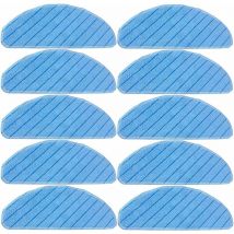 Roleader - Lot de 10 chiffons de nettoyage lavables pour Ecovacs Deebot T9 Series T9 aivi T9 pro T9 max