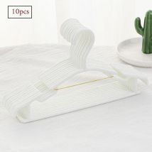 Lot de 10 cintres pour vêtements d'enfants, cintres pour vêtements de bébé, cintres en plastique, cintres de rangement pour garde-robe, longueur de