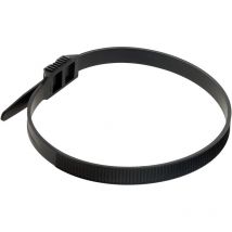 Lot de 25 colliers de câblage 9x 260mm - Noir Zenitech