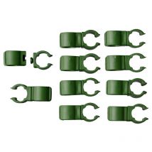 10 connecteurs orientables pour tuteur acier Ø16 mm