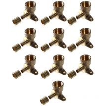 Ibp Bänninger - Lot de 10 Coudes applique per à glissement Ø12 - Femelle fixe 1/2 (15/21)