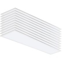 Arum Lighting - Lot de 10 Dalles lumineuses led 40W 1200 x 300 mm Température de Couleur: Blanc neutre 4000K