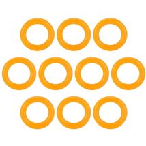 Feiyue - Lot de 10 enrouleurs de canette en caoutchouc avec anneau de friction pour machine à coudre à pédale de style ancien, diamètre extérieur de