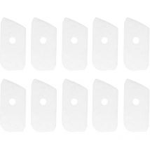 Jeffergarden Lot de 10 Filtres à Air en Coton, Numéro de Remplacement 530150253 pour Tronçonneuse Husqvarna 128L 128CD 128LD 128LDX