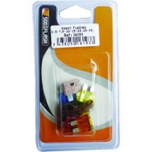 Sodelec - Lot de 10 fusibles enfichables 10 a à 30 Ampères auto - S16193