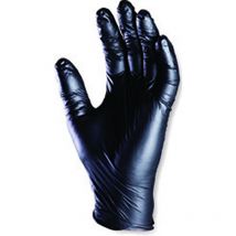 10er-Pack - Nitril-Einmalhandschuhe schwarz 5900 puderfrei aql 15 - 100 Stück Größe 9
