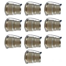 Arco - Lot de 10 Manchons laiton droit pehd Ø25 Femelle 3/4 (20/27) - acs 16 Bars