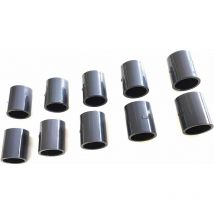 Interplast - Lot de 10 Manchons pvc Pression / 32 mm intérieur f/f PN16 / Piscine et arrosage / égale 32mm