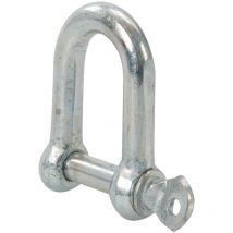 Manilles en d galvanisées, 10 pcs M12