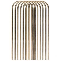 Univers Du Pro - Lot de 10 piquets de fixation 10 cm en u pour toiles de paillages jardin Fixation pour paillis