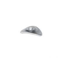 Lot De 10 Plaquettes, L.38 Mm Aluminium Bol-Fixations