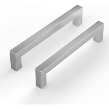 Lot de 10 Poignee de Meuble Cuisine Poignée en Acier Inoxydable pour Placards Armoire Tiroirsuble - Argenté 192MM