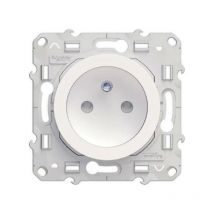Schneider - Lot de 10 Prises de courant 2P+T16A Odace blanc connexion auto S520059