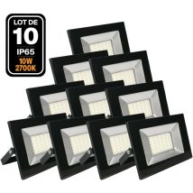 10 Projecteurs Led 10W Ipad 3000k Haute Luminosité