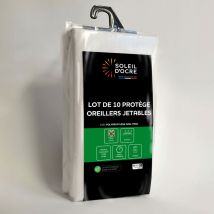 Lot de 10 protèges oreillers jetables 60x60 cm, par Soleil d'Ocre