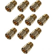 Lot de 10 Raccords per à glissement Ø16 - Mâle 3/8 (12/17) Ibp Bänninger