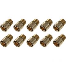 Lot de 10 Raccords per à glissement Ø12 - Mâle 3/8' (12/17) Ibp Bänninger