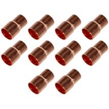Lot de 10 réductions Cuivre NF Mâle Femelle Ø22-18