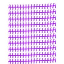 Basetbl - Lot de 10 reliures à feuilles mobiles, 30 trous, découpables, en plastique pp résistant à l'usure, 10 mm, peigne de reliure pour étudiant