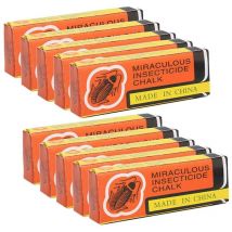 Rapanda - Lot de 10 répulsifs anti-cafards Magic Dust Free Chalk pour cafards fourmis