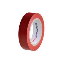 Lot de 10 rubans isolant de 10m et de largeur 15mm Rouge Hellermanntyton