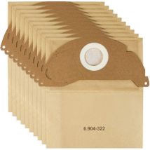 Lot de 10 sacs d'aspirateur pour Karcher 6.904-322.0