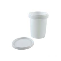 Lot de 10 seaux 520ml avec couvercles pour conservation - Diamètre:95mm