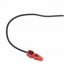 Lot de 10 tendeurs sandows élastiques auto-coinceur - 40 cm - Noir Linxor