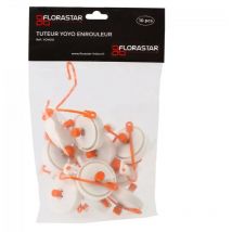Lot de 10 tuteurs enrouleurs yoyo Florastar