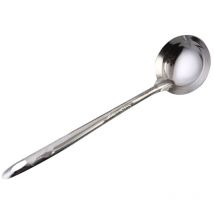 Lot de 10 ustensiles de service en acier inoxydable, écumoire, cuillère à fente/louche à soupe, ensemble d'ustensiles de service - style:style1