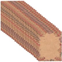 Feiyue - Lot de 100 cartes à suspendre pour colliers, accessoires de bijoux, décorations, affichage, fleurs, étiquettes, manuel, papier de bureau