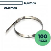 Attache de càble en acier inoxydable 4.6250mm (Pack 100 pcs.)