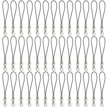 Lot de 100 cordons noirs pour porte-clés usb