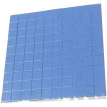 Lot de 100 coussinets en silicone conducteurs thermiques pour puce ic, processeur, led