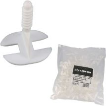 Rotofor - Lot de 100 croisillons auto-nivelant à visser pour carreaux de 2 à 18 mm pour carrelage - 2