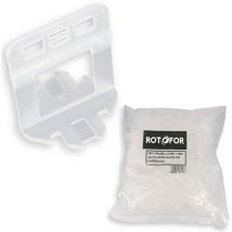 Rotofor - Lot de 100 croisillons autonivelants pour carrelage de 3 mm à 12 mm - 4
