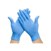Lot de 100 gants jetables en nitrile sans latex sans poudre pour mécanicien automobile nettoyage ou tatouage, M,