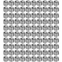 Lot de 100 inserts filetés mâles et femelles pour réparation d'écrous réducteurs, fixation en acier inoxydable M6x1