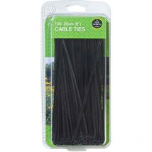 Lot de 100 liens de serrage en nylon 20 cm