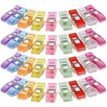 Jormftte - Lot de 100 pinces à tissu multicolores accessoires de couture fournitures de couture pince multi-usages aides à la machine à coudre pour