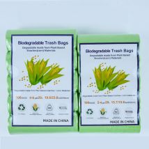 Vivolilv - Lot de 100 sacs poubelle bio résistants aux déchirures pour cuisines et aliments compostables et biodégradables Sacs à déchets en fécule